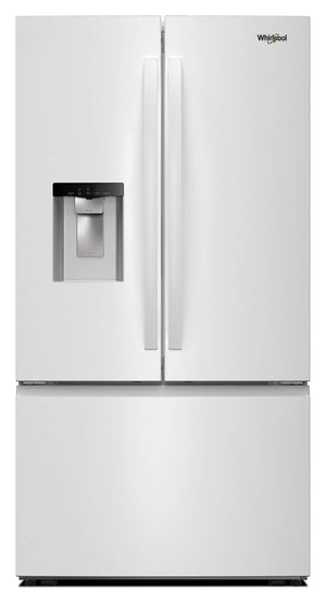 Whirlpool Standard-Depth 29.58-cu ft 3 -Door French Door Refrigerator with Ice Maker with Water and Ice Dispenser ( White ) ENERGY STAR Certified