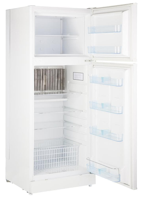 UNIQUE Off-Grid 14-cu ft Top-Freezer Refrigerator ( White )
