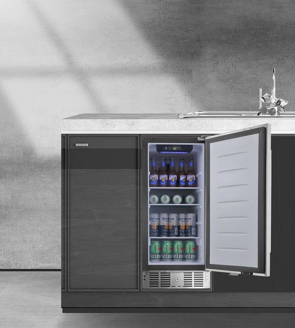 Jeremy Cass 2.9-cu ft with Freezer ( Silver )