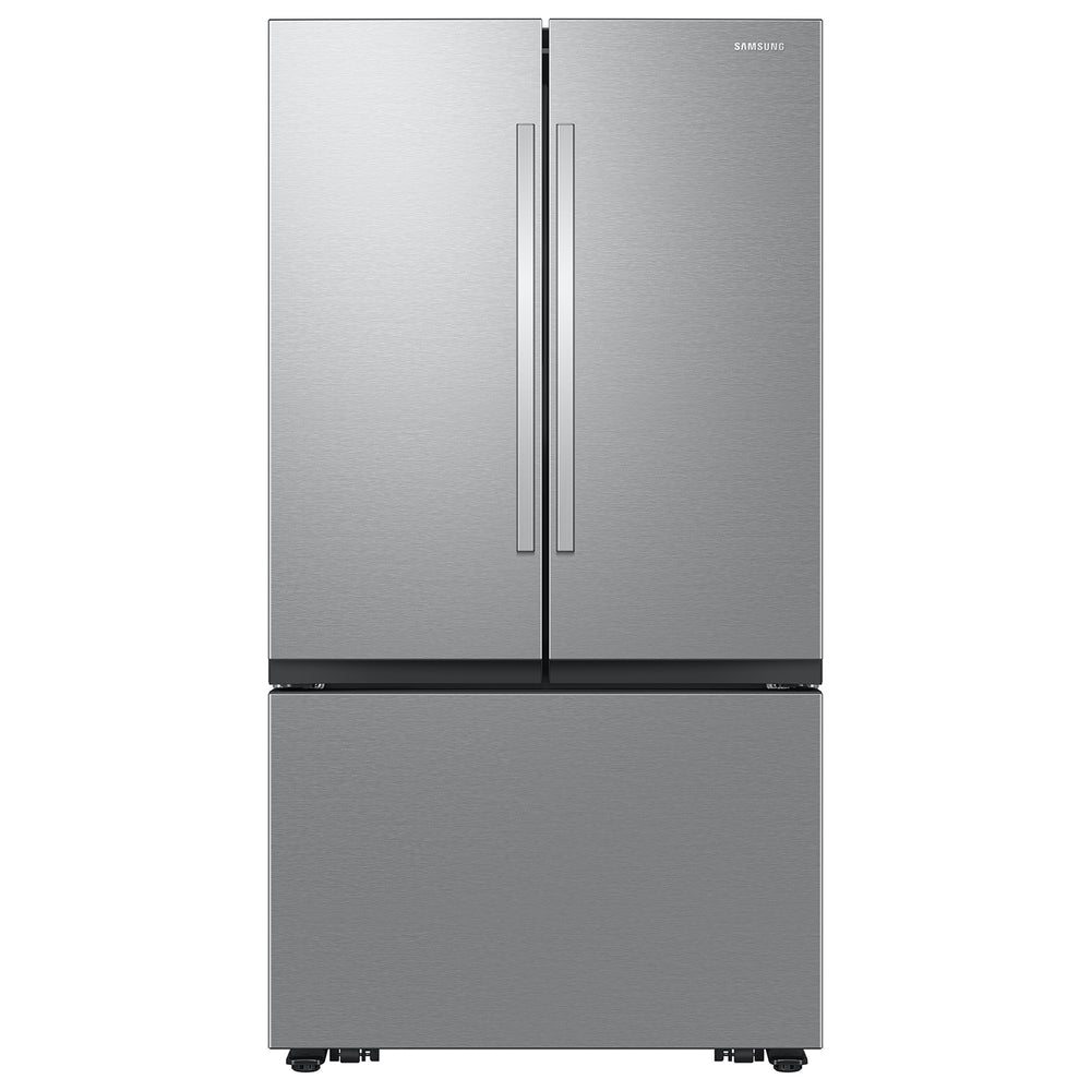 Samsung Counter-Depth Mega Capacity 26.5-cu ft 3 -Door Smart Compatible French Door Refrigerator with Dual Ice Maker ( Fingerprint Resistant Stainless Steel ) ENERGY STAR Certified