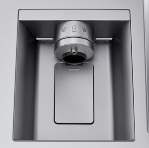 LG Standard-Depth 28.6-cu ft 4 -Door Smart Compatible French Door Refrigerator with Dual Ice Maker with Water and Ice Dispenser ( PrintProof Stainless Steel ) ENERGY STAR Certified