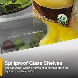 Whirlpool 22.07-cu ft Standard-Depth Bottom-Freezer Refrigerator with Ice Maker ( White ) ENERGY STAR Certified