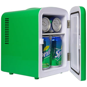 Coca-Cola Sprite 6 Can Portable 4L Cooler/Warmer 0.14-cu ft Mini Fridge ( Green )