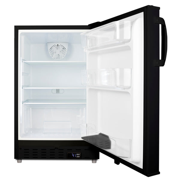 Summit Appliance 3.53-cu ft Built-In Mini Fridge ( Black )