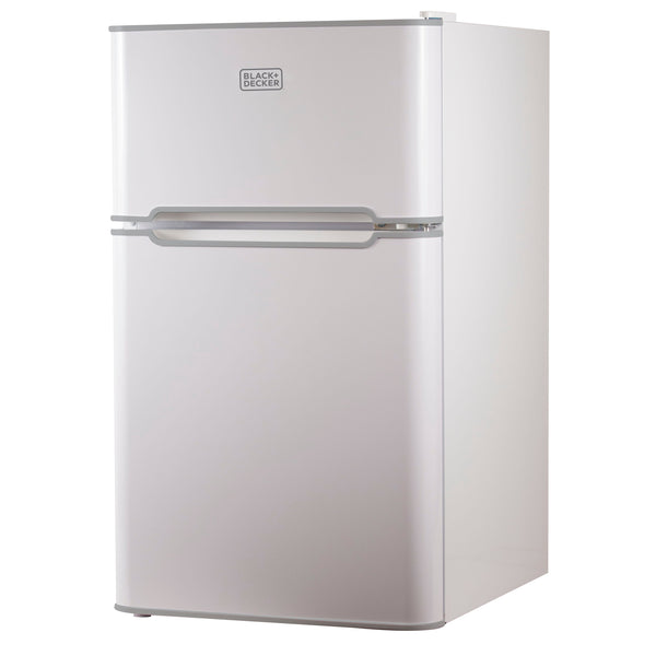 BLACK+DECKER 3.1-cu ft Mini Fridge with Freezer ( White ) ENERGY STAR