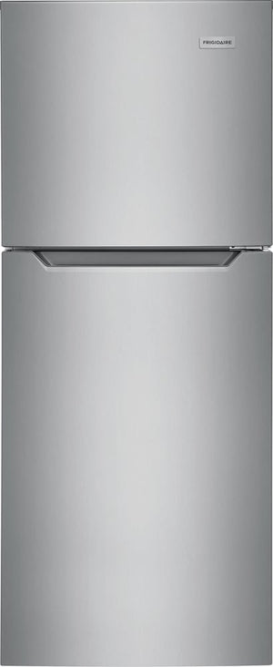 Frigidaire 10.1-cu ft Counter-Depth Top-Freezer Refrigerator ( Fingerprint-Resistant Stainless Look ) Garage Ready ENERGY STAR Certified