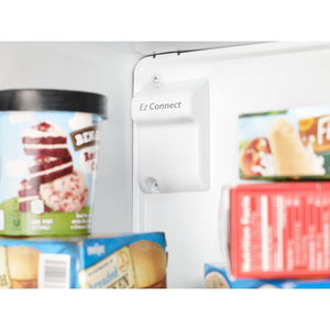 Whirlpool 19.1-cu ft Top-Freezer Refrigerator ( Monochromatic Stainless Steel )