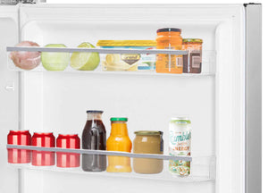 Impecca 17-cu ft Counter-Depth Top-Freezer Refrigerator Built-In ( Stainless Steel )