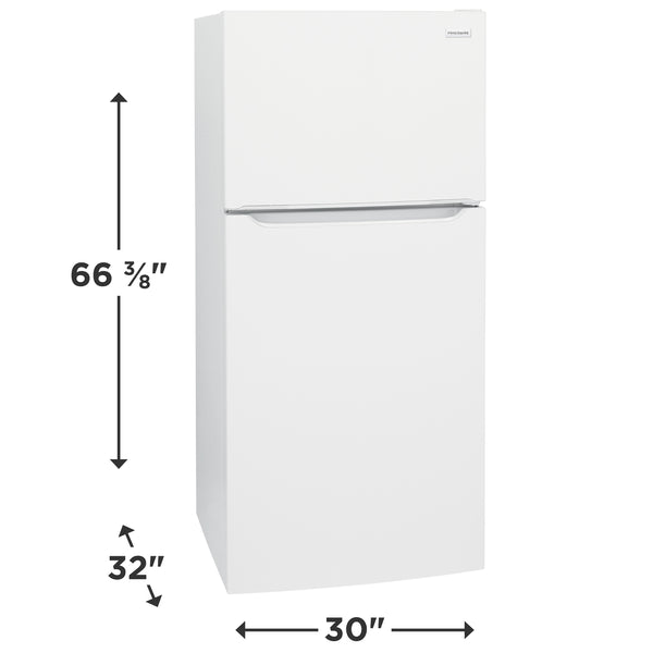 Frigidaire 20.0-cu ft Top-Freezer Refrigerator ( White ) Garage Ready