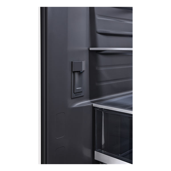 LG STUDIO Counter-Depth 26.5-cu ft 3 -Door Smart Compatible French Door Refrigerator with Ice Maker with Water Dispenser ( Essence White ) ENERGY STAR Certified