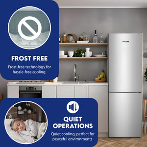 Equator Advanced Appliances 11.50-cu ft Standard-Depth Bottom-Freezer Refrigerator Stainless steel ) ENERGY STAR Certified