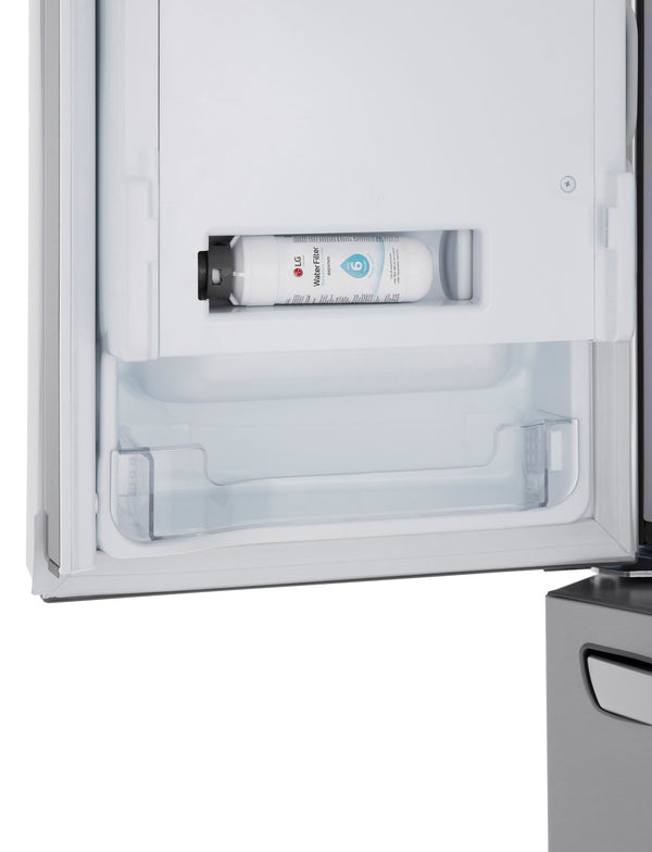 LG Standard-Depth Craft Ice 30.7-cu ft 3 -Door Smart Compatible French Door Refrigerator with Dual Ice Maker with Water and Ice Dispenser ( Stainless Steel ) ENERGY STAR Certified