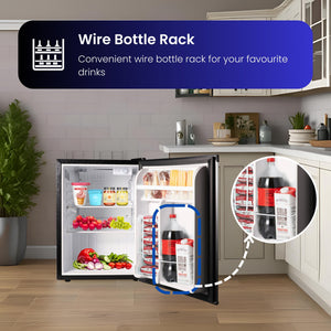 ConServ 2.6-cu ft Mini Fridge ( Stainless Steel ) Garage Ready