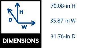 FORNO 20-cu ft Counter-Depth Side-by-Side Refrigerator with Ice Maker ,Water and Ice Dispenser ( Stainless Steel ) ENERGY STAR Certified
