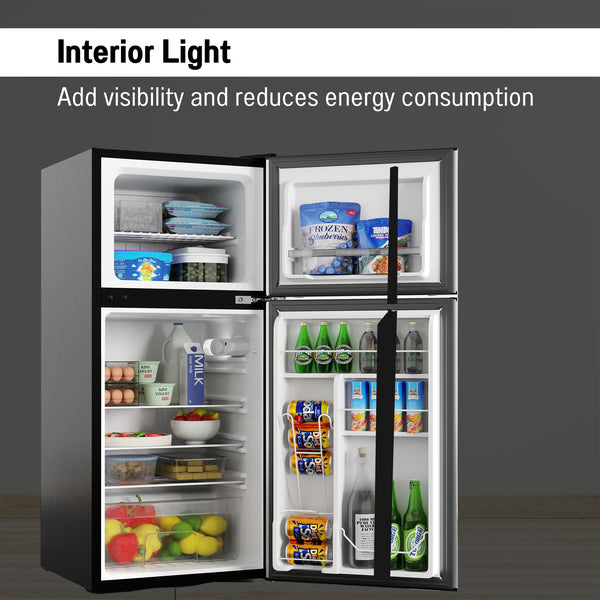 ConServ 4.5-cu ft Mini Fridge with Freezer ( Black )