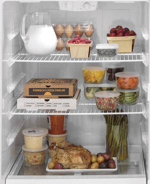 GE 16.6-cu ft Top-Freezer Refrigerator ( Bisque ) ENERGY STAR Certified