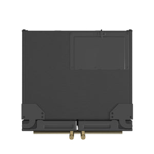 FORNO Counter-Depth Espresso Gallipoli 17.5-cu ft 3 -Door French Door Refrigerator with Ice Maker with Ice Dispenser ( Black ) ENERGY STAR Certified