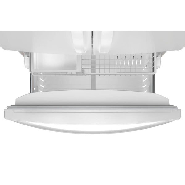 Whirlpool Counter-Depth 20-cu ft 3 -Door French Door Refrigerator with Ice Maker ( White ) ENERGY STAR Certified