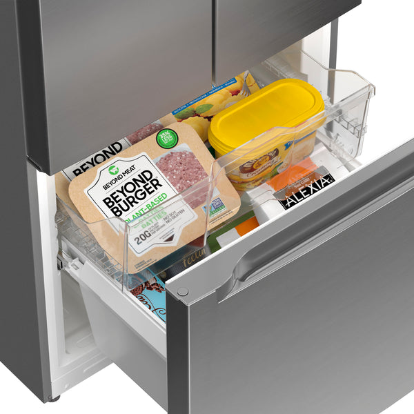 KoolMore 18.5-Cu. Feet Commercial Refrigerators 3 Stainless steel -Door French door ( Stainless steel )