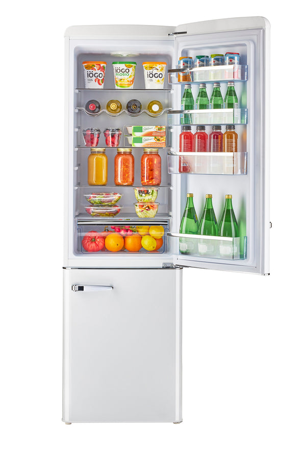 UNIQUE Off-Grid 10.0-cu ft Counter-Depth Bottom-Freezer Refrigerator Marshmallow white )