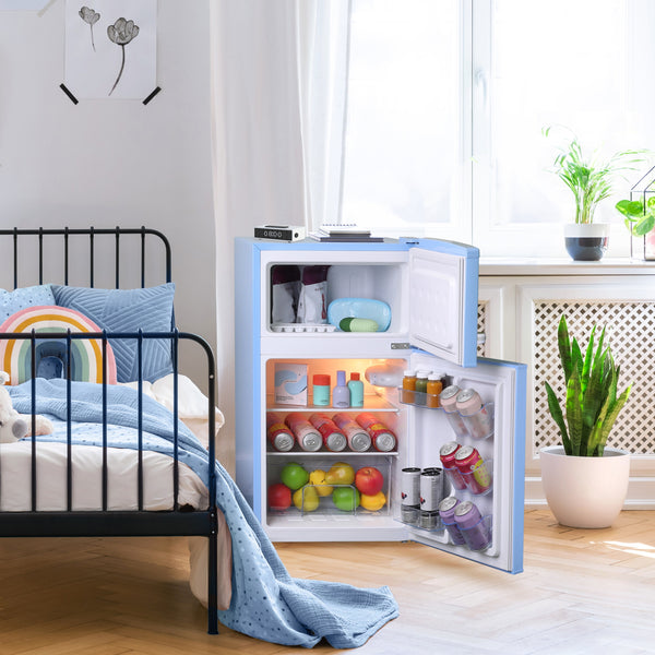 Avanti 3-cu ft Mini Fridge with Freezer ( Robin's Egg Blue )