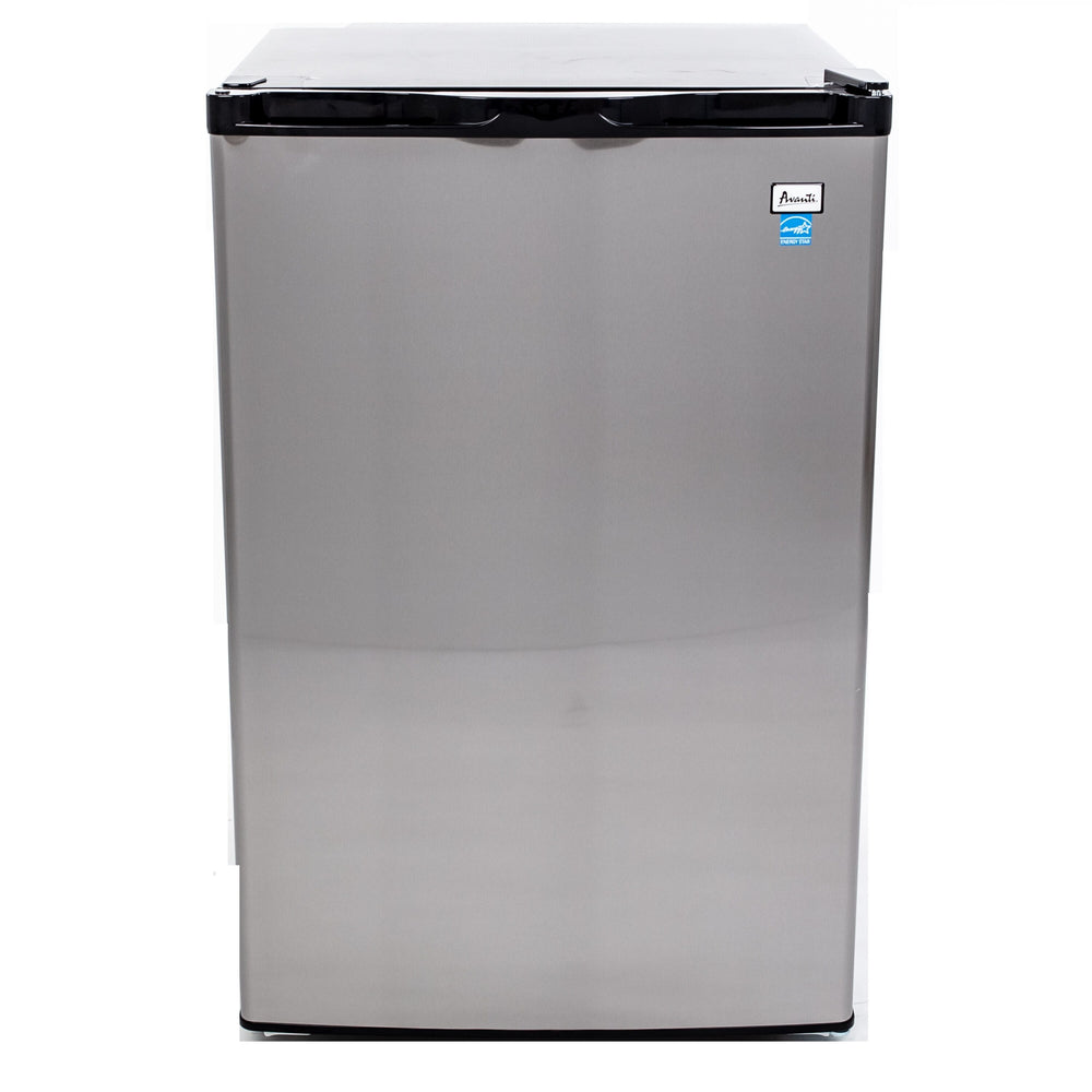 Avanti 5.08-cu ft Mini Fridge with Freezer ( Stainless Steel )