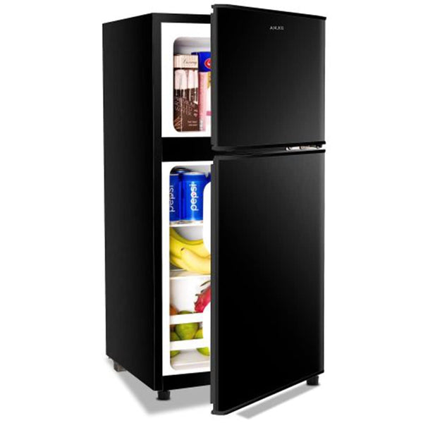 Runesay 3.5-cu ft with Freezer ( Black ) Garage Ready