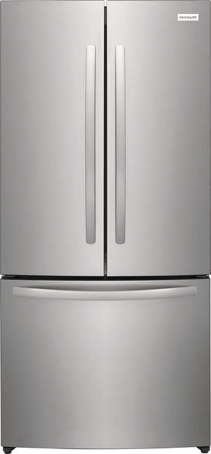 Frigidaire Counter-Depth 17.6-cu ft 3 -Door French Door Refrigerator with Ice Maker ( Fingerprint-Resistant Stainless Look ) ENERGY STAR Certified