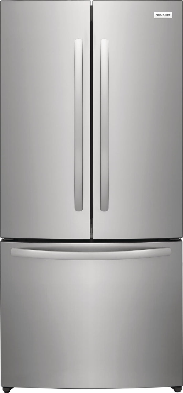 Frigidaire Counter-Depth 17.6-cu ft 3 -Door French Door Refrigerator with Ice Maker ( Fingerprint-Resistant Stainless Look ) ENERGY STAR Certified