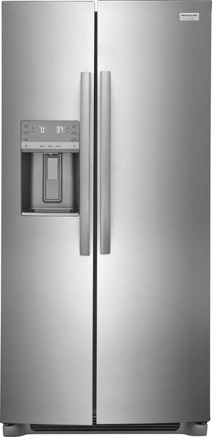 Frigidaire Gallery 22.3-cu ft Side-by-Side Refrigerator with Ice Maker ,Water and Ice Dispenser ( Fingerprint Resistant Stainless Steel ) ENERGY STAR Certified