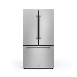 Thor Kitchen Counter-Depth Gordon Ramsay Series 20.3-cu ft 3 -Door French Door Refrigerator with Ice Maker with Ice Dispenser ( Stainless steel ) ENERGY STAR Certified