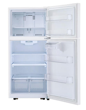 LG 20.2-cu ft Top-Freezer Refrigerator ( White ) ENERGY STAR Certified