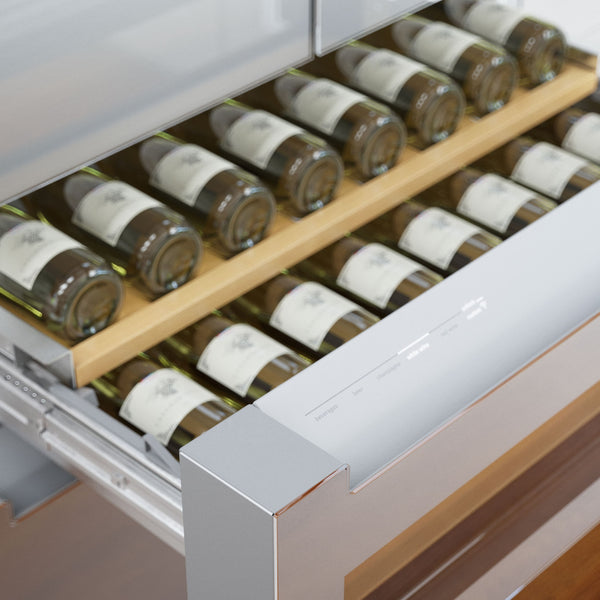 Bosch Counter-Depth 800 Series 21-cu ft 4 -Door French Door Refrigerator with Ice Maker ( Stainless steel ) ENERGY STAR Certified