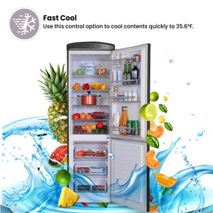 ConServ 10.7-cu ft Standard-Depth Bottom-Freezer Refrigerator Red )