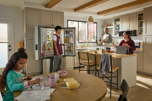 Whirlpool Standard-Depth 29.58-cu ft 3 -Door French Door Refrigerator with Ice Maker with Water and Ice Dispenser ( White ) ENERGY STAR Certified