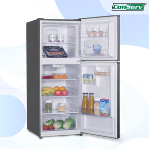 ConServ 10.1-cu ft Counter-Depth Top-Freezer Refrigerator ( Stainless Steel ) ENERGY STAR Certified