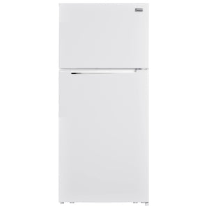 Impecca 17-cu ft Counter-Depth Top-Freezer Refrigerator Built-In ( White )