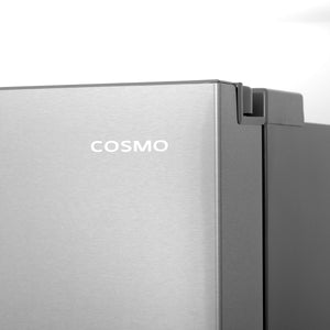 Cosmo Counter-Depth 22.5-cu ft 4 -Door French Door Refrigerator with Ice Maker ( Stainless steel ) ENERGY STAR Certified