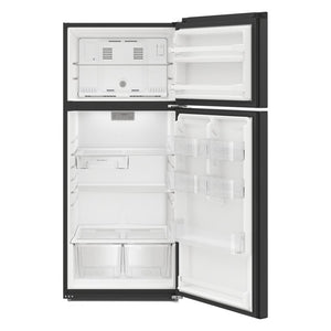 Whirlpool 16.3-cu ft Counter-Depth Top-Freezer Refrigerator ( Black )