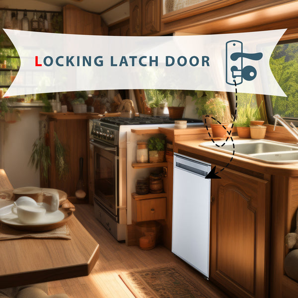 Equator Advanced Appliances 2.82-cu ft Built-In Mini Fridge with Freezer ( Silver )