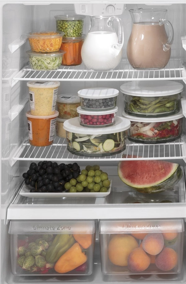 GE 15.6-cu ft Top-Freezer Refrigerator ( White )