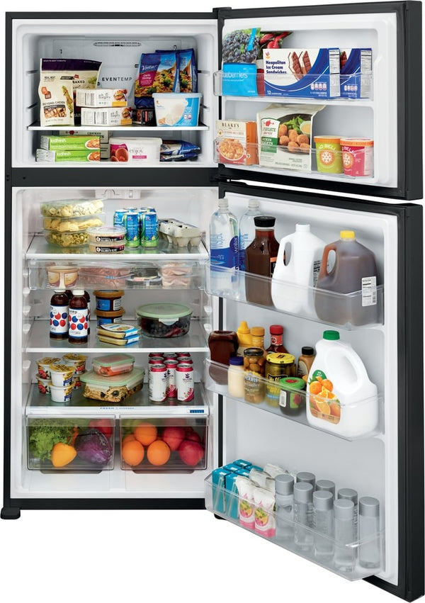 Frigidaire 20.0-cu ft Top-Freezer Refrigerator ( Black ) Garage Ready ENERGY STAR Certified