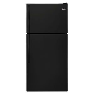 Whirlpool 18.2-cu ft Top-Freezer Refrigerator ( Black ) ENERGY STAR Certified