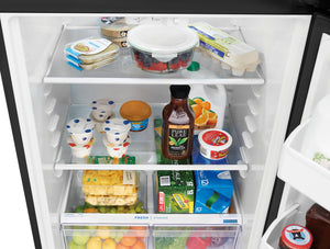 Frigidaire 18.3-cu ft Top-Freezer Refrigerator ( Black ) Garage Ready