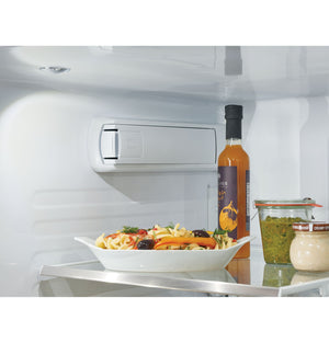 Cafe Counter-Depth Hot Water Dispenser 22.2-cu ft 3 -Door Smart Compatible French Door Refrigerator with Ice Maker with Water and Ice Dispenser ( Stainless Steel ) ENERGY STAR Certified