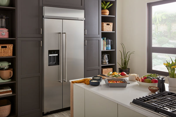 KitchenAid 5.2-cu ft Built-In Mini Fridge ( Stainless Steel )