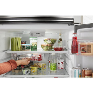 Whirlpool 16.3-cu ft Top-Freezer Refrigerator ( Stainless Steel )