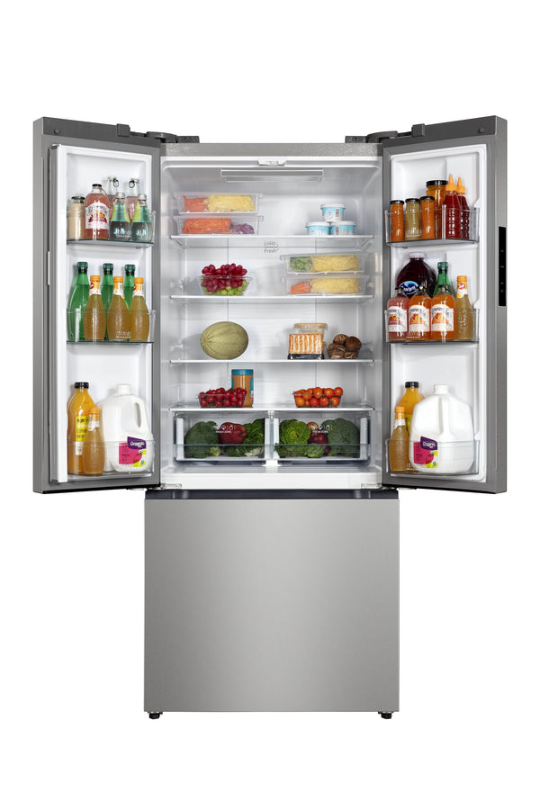 Hamilton Beach Counter-Depth 17.7-cu ft 3 -Door French Door Refrigerator ( Stainless )