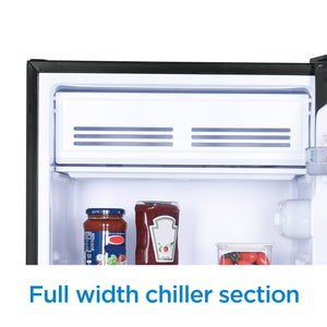 Danby 4.4-cu ft Mini Fridge with Freezer ( Stainless ) ENERGY STAR