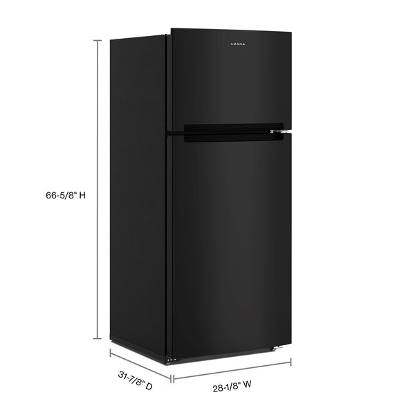 Amana 16.4-cu ft Top-Freezer Refrigerator ( Black )